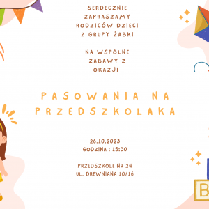 Pasowanie na Przedszkolaka